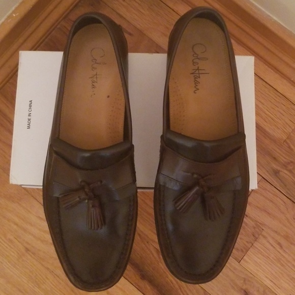 Cole Haan Mens Tassel Loafers - Picture 1 of 8